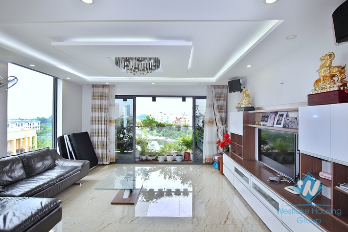 Duplex two bedrooms apartment for rent in Trinh Cong Son st, Tay Ho